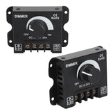 LED Dimmer Single Channel Stepless Dimming Excellent Heat Dissipation LED Light Strip Dimmer DC 12‑24V