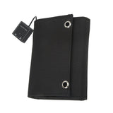 25W 5V Foldable Solar Charger Kit 8 Fold Solar Panels with 1 to 3 USB Charging Cable and Climbing Buckle for Outdoor