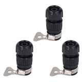 3pcs Tap Connector Adapter PP Stainless Steel Home Water Hose Accessories for Garden Car Washing with Clamp 16‑18 Outer Diameter In Australia - Darrahopens