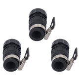 3pcs Tap Connector Adapter PP Stainless Steel Home Water Hose Accessories for Garden Car Washing with Clamp 16‑18 Outer Diameter In Australia - Darrahopens