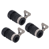3pcs Tap Connector Adapter PP Stainless Steel Home Water Hose Accessories for Garden Car Washing with Clamp 16‑18 Outer Diameter In Australia - Darrahopens