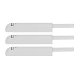 3Pcs Push Latch Widely Used Oxidation Resistant Door Latch Damper for Cabinet Door Closet Gray