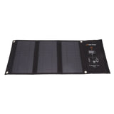 21W Foldable Solar Panel Charger Black Portable Solar Phone Charging Panels with Dual USB Port for Outdoor Hiking Camping In Australia - Darrahopens