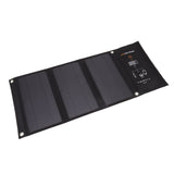 21W Foldable Solar Panel Charger Black Portable Solar Phone Charging Panels with Dual USB Port for Outdoor Hiking Camping In Australia - Darrahopens