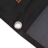 21W Foldable Solar Panel Charger Black Portable Solar Phone Charging Panels with Dual USB Port for Outdoor Hiking Camping