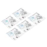 5Pcs Set Window Wall Sticker Background SelfAdhesive Sign Reminding Poster for Office School In Australia - Darrahopens