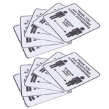 2 Set Floor Sticker Floor Distancing Signs Marker Warning Decal for Mall School Public Area In Australia - Darrahopens