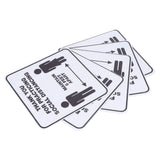 2 Set Floor Sticker Floor Distancing Signs Marker Warning Decal for Mall School Public Area In Australia - Darrahopens