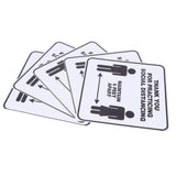 2 Set Floor Sticker Floor Distancing Signs Marker Warning Decal for Mall School Public Area In Australia - Darrahopens