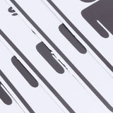 2 Set Floor Sticker Floor Distancing Signs Marker Warning Decal for Mall School Public Area