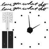 Innovative DIY Wall Clock Stylish Mirror Surface Sticker Clock Modern Home DecorationBlack In Australia - Darrahopens