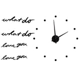 Innovative DIY Wall Clock Stylish Mirror Surface Sticker Clock Modern Home DecorationBlack In Australia - Darrahopens