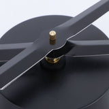 Innovative DIY Wall Clock Stylish Mirror Surface Sticker Clock Modern Home DecorationBlack