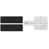 Innovative DIY Wall Clock Acrylic Mirror Surface Wall Sticker Clock for Home DecorationSilver