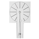 Innovative DIY Wall Clock Acrylic Mirror Surface Wall Sticker Clock for Home DecorationBlack