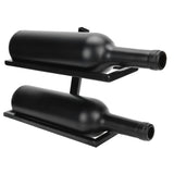Wall Mounted Red Wine Bottle Holder Rack Storage Shelf for Household Kitchen Bar Decor2 Bottle