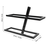 Wall Mounted Red Wine Bottle Holder Rack Storage Shelf for Household Kitchen Bar Decor2 Bottle