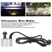 24V Ultrasonic Mist Maker Fogger Water Fountain Decoration for Pond Rockeries Fish Tank