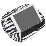 Portable Tablet Cushion Printed Canvas Reading Bracket Pillow Holder for Smartphone BooksStripe Style