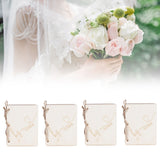 2 Sets Wedding Vow Books Exquisite Gift Card Declaration Booklets Props SuppliesStyle 2