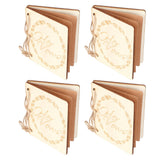 2 Set Wedding Booklet Anniversary Books Notebook Photography Props Decoration Gift#1