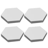 Acrylic Hexagonal Mirror Setting Wall Self Adhesive Stickers Decoration for Home Room20cm/7.9in Silver In Australia - Darrahopens
