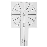 Frameless Wall Clock Sticker Mirror Surface Living Room Bedroom Office DIY DecorationBlack