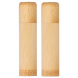 2Pcs EcoFriendly Bamboo Tube Portable Tea Storage Cylinder Mini Round Spices Storage Jar In Australia - Darrahopens