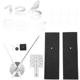 Frameless Wall Clock Sticker Mirror Surface DIY Decoration Living Room Bedroom OfficeSilver In Australia - Darrahopens