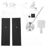 Frameless Wall Clock Sticker Mirror Surface DIY Decoration Living Room Bedroom OfficeSilver In Australia - Darrahopens