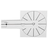 Frameless Wall Clock Sticker Mirror Surface DIY Decoration Living Room Bedroom OfficeBlack