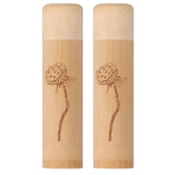 2Pcs Bamboo Tube Natural Environmentally Friendly Carbonized for Tea Nuts Incense CanisterLotus Pattern In Australia - Darrahopens