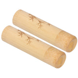 2Pcs Bamboo Tube Natural Environmentally Friendly Carbonized for Tea Nuts Incense CanisterBamboo Pattern In Australia - Darrahopens
