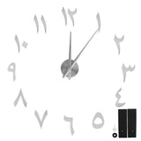 Wall Clock Innovative Modern Acrylic DIY Clock Set for Home Living Room DecorationSilver In Australia - Darrahopens