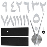 Wall Clock Innovative Modern Acrylic DIY Clock Set for Home Living Room DecorationSilver