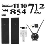 Frameless DIY Wall Clock Modern Mirror Wall Sticker for Home Living Room Bedroom DecorBlack In Australia - Darrahopens