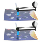 2 Set Children Experiment Assembly Equipment Kit Moon Phase Model DIY Science Teaching Toy In Australia - Darrahopens