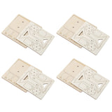 4 Sets Wooden Water Wheel Toys DIY Children Technology DIY Assembly Puzzle Model