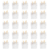 25 Sets Square Candy Box European Wedding Party Gift Box for Chocolate Cookies JewelryMarble Pattern (Golden Wing) In Australia - Darrahopens