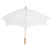 Lace Umbrella Parasol Vintage Wedding Bridal Umbrella for Photo Costume Party SuppliesL White In Australia - Darrahopens