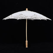 Lace Umbrella Parasol Vintage Wedding Bridal Umbrella for Photo Costume Party SuppliesL Beige