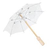 Lace Umbrella Parasol Vintage Wedding Bridal Umbrella for Photo Costume Party SuppliesS White In Australia - Darrahopens