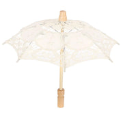 Lace Umbrella Parasol Vintage Wedding Bridal Umbrella for Photo Costume Party SuppliesS Beige In Australia - Darrahopens