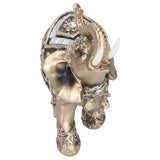 Elephant Statue Figurine Feng Shui Resin Animal Ornament Art Crafts Desktop DecorationGold M 10x5x10cm In Australia - Darrahopens
