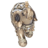 Elephant Statue Figurine Feng Shui Resin Animal Ornament Art Crafts Desktop DecorationGold S 7x3.5x7cm In Australia - Darrahopens