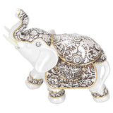 Resin Elephant Feng Shui Statue Wealth Lucky Figurine Crafts Home Office Decor GiftB Style In Australia - Darrahopens