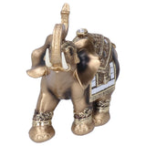 Resin Elephant Statue Figurine Crafts Desktop Ornaments for Home Living RoomGold L 16.5x8x16cm In Australia - Darrahopens