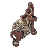 Resin Elephant Statue Figurine Crafts Desktop Ornaments for Home Living RoomRed M 11x6x11cm In Australia - Darrahopens