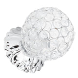 Crystal Candle Holder Electroplated Wrought Iron Candlestick Ornament Electronic Candle Stand In Australia - Darrahopens