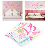 4Pcs/Set 2021 Valentine's Day Wall Stickers Living Room Background Wall Decoration Sticker